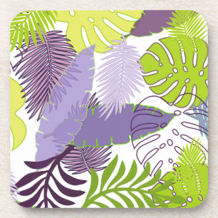 PixDezines rainforest/DIY background colour Coaster
