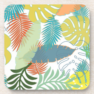 PixDezines rainforest/DIY background colour Coaster
