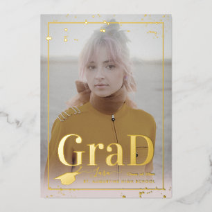 PixDezines Real Gold Foil Graduation