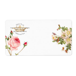 PixDezines Redoute Vintage Roses/Gold Crown