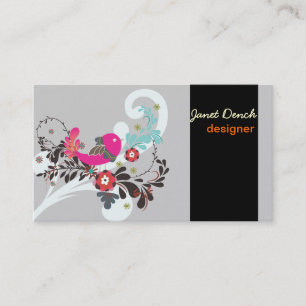 PixDezines Retro Chicks Business Card