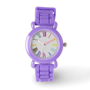 PixDezines roman numeros/diy background colour Watch