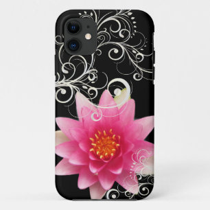 PixDezines rose water lily/diy background colour Case-Mate iPhone Case