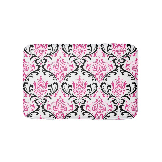 PixDezines rossi damask/diy background Bath Mat (Front)