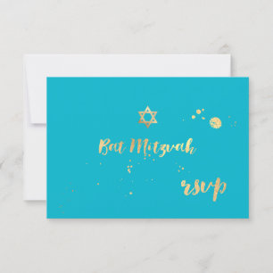 PixDezines rsvp bat mitzvah/dazzled/DIY colour Card
