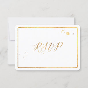 PixDezines RSVP Faux Gold Foil/DIY Colour