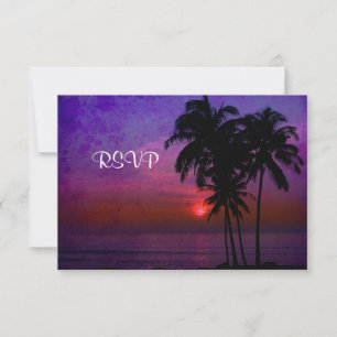 PixDezines rsvp hula sunset Card
