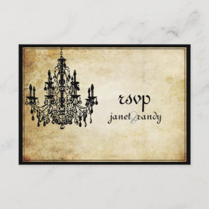 PixDezines rsvp vintage chandelier/DIY event