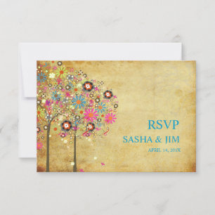 PixDezines rsvp Vintage Summer Blooms/DIY colour Card