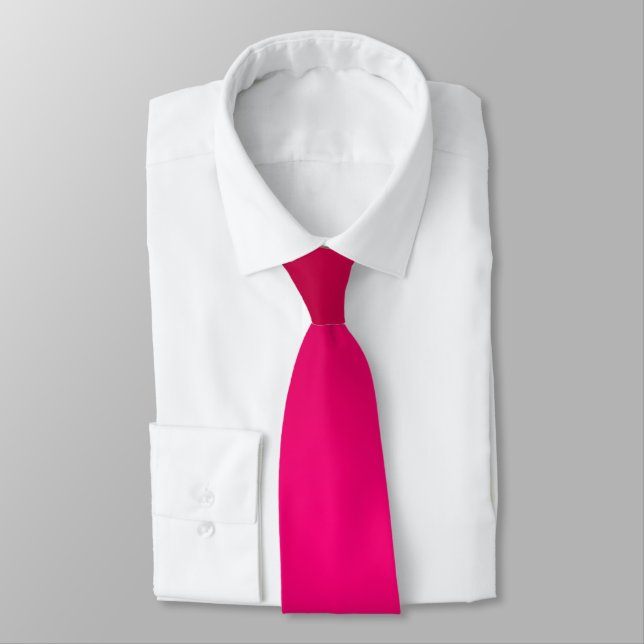 PixDezines Ruby Red gradient, DIY colour Tie (Tied)