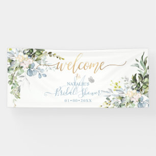 PixDezines Rustic Blue Gum Eucalyptus Banner