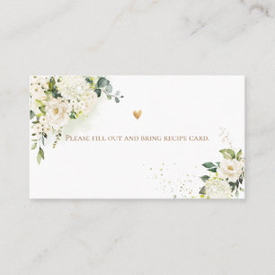 PixDezines Rustic H2 Alabaster Roses Eucalyptus Place Card