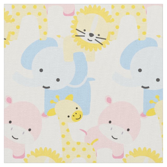 PixDezines safari jungle/DIY text+background Fabric (Close Up)