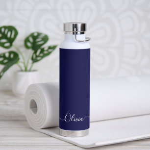 PixDezines Sapphire Blue DIY Colour Water Bottle