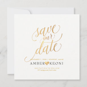 PixDezines Save Date/Faux Gold/DIY Background The Date