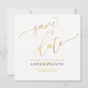 PixDezines Save Date/Faux Gold/DIY Background The Date