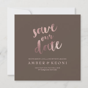 PixDezines Save Date/Mauve/DIY Background The Date