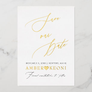 PixDezines Save our Date Luxe Calligraphy