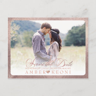 PixDezines Save the Date/Fancy Script Announcement Postcard
