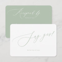 PixDezines Say Yes minimalist Luxe Calligraphy