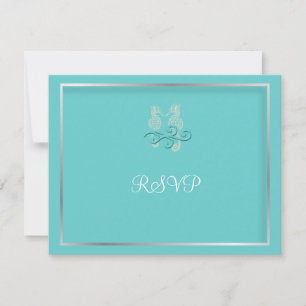 PixDezines Seahorse RSVPs for 5x7 invitations