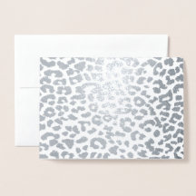 PixDezines Silver Leopard Spots Thank You