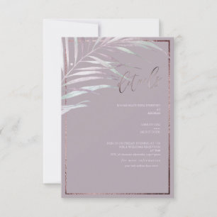 PixDezines Silver Mauve Palm Details Cards