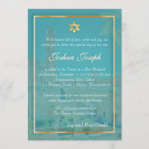 PixDezines sketch Tower of David/diy background Invitation