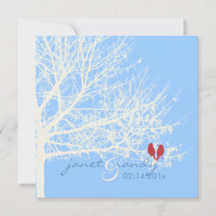 PixDezines Snow Birds   Fall + Winter Invitations