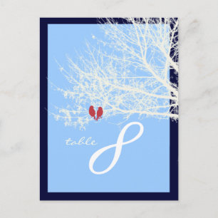 PixDezines snow birds table cards