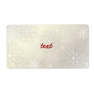 PixDezines Snowflakes White + Pearl