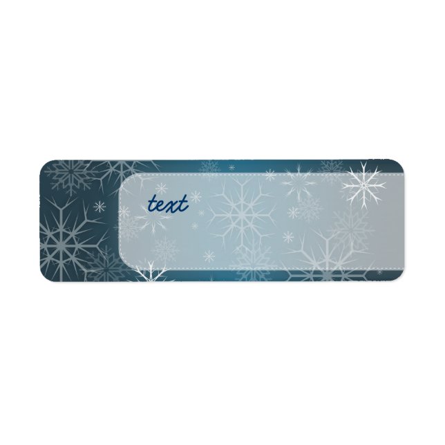 PixDezines Snowflakes White + Teal (Front)