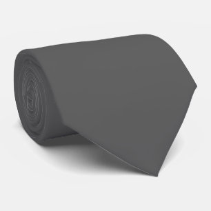 PixDezines SOLID SLATE GREY/DIY COLOR Tie