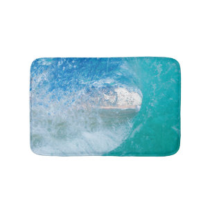 PixDezines splish splash waves/beach Bath Mat