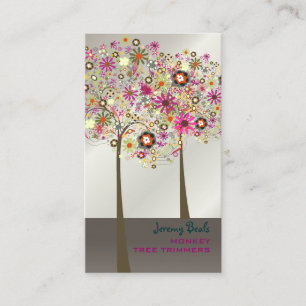PixDezines Spring Blooms/DIY background colour!! Business Card