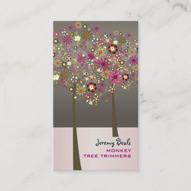 PixDezines Spring Blooms/DIY colour!! Business Card (Front)