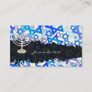 PixDezines STAR OF DAVID, RABBI Business Card