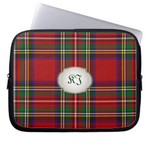 PixDezines stewart tartan Laptop Sleeve