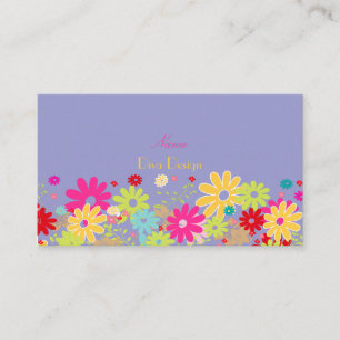 PixDezines Summer Blooms, BusinessCard Business Card