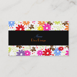 PixDezines Summer Blooms,  BusinessCard Business Card