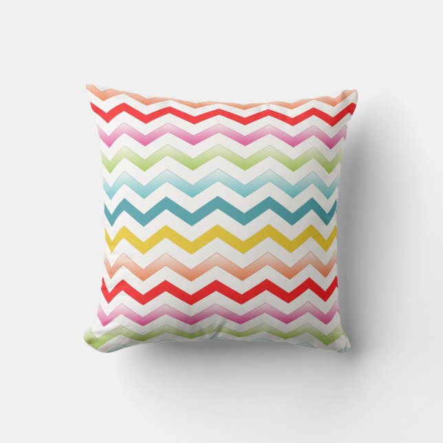 PixDezines summer chevron pattern Cushion (Front)