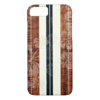 PixDezines Surf Board/Hibiscus/Faux Koa