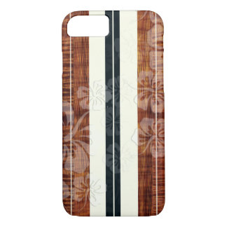 PixDezines Surf Board/Hibiscus/Faux Koa Case-Mate iPhone Case