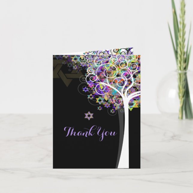 PixDezines tree of life/thank you/DIYbackground Thank You Card (Front)