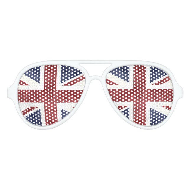 PIXDEZINES UNION JACK AVIATOR SUNGLASSES (Front)