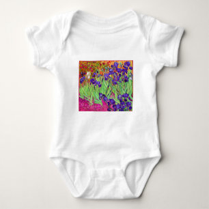 PixDezines van gogh iris/st. remy Baby Bodysuit