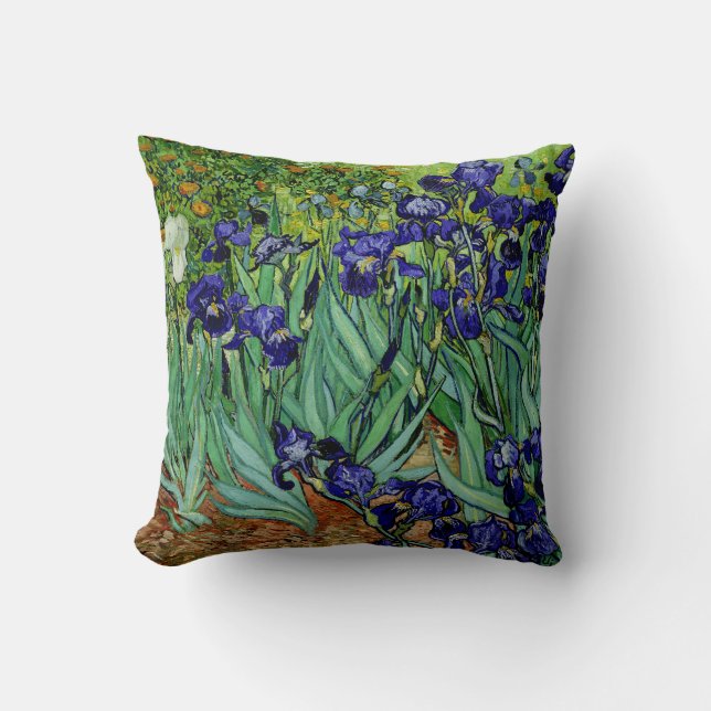 PixDezines van gogh iris/st. remy Cushion (Front)