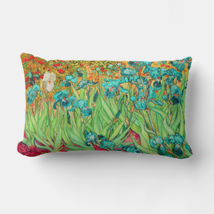 PixDezines van gogh iris/st. remy Lumbar Cushion