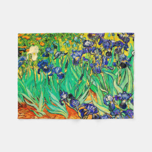 PixDezines van gogh/purple irises/st. remy Fleece Blanket