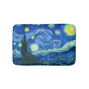 PixDezines van gogh starry night/st. remy Bath Mat